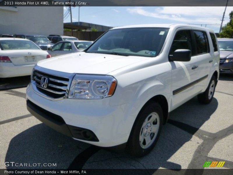 Taffeta White / Gray 2013 Honda Pilot LX 4WD