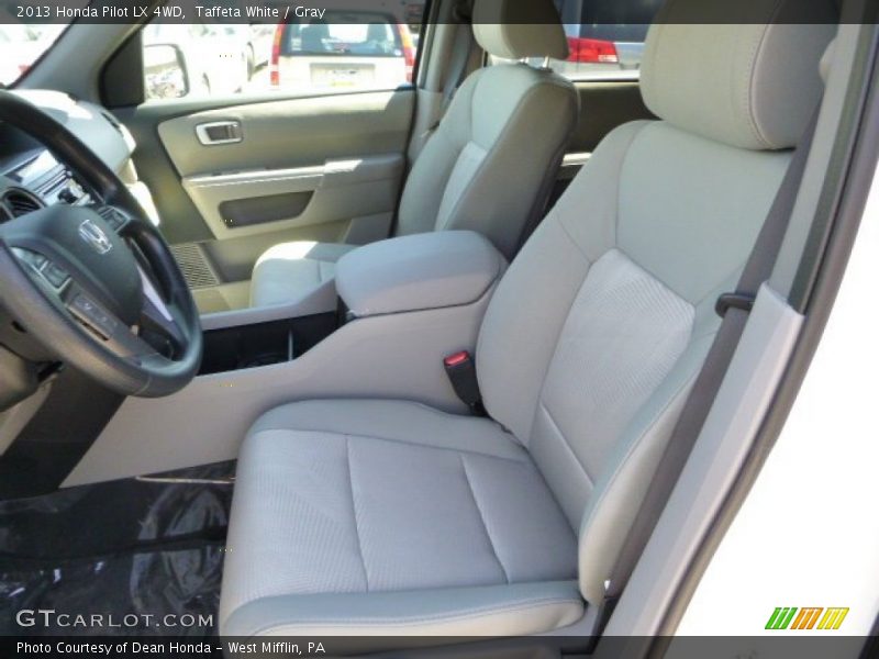 Taffeta White / Gray 2013 Honda Pilot LX 4WD