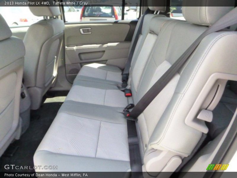 Taffeta White / Gray 2013 Honda Pilot LX 4WD