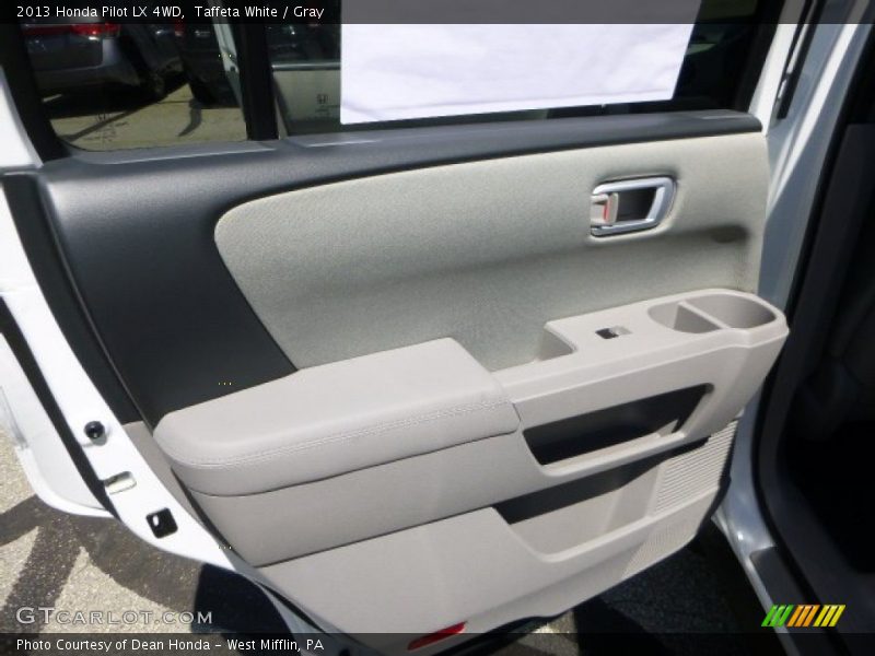 Taffeta White / Gray 2013 Honda Pilot LX 4WD