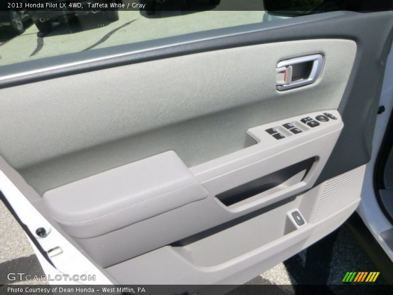 Taffeta White / Gray 2013 Honda Pilot LX 4WD