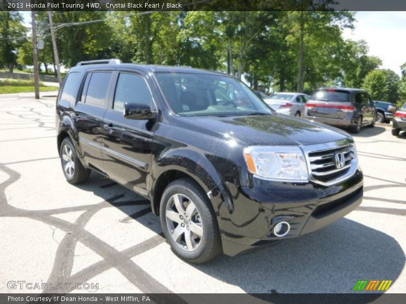 Crystal Black Pearl / Black 2013 Honda Pilot Touring 4WD