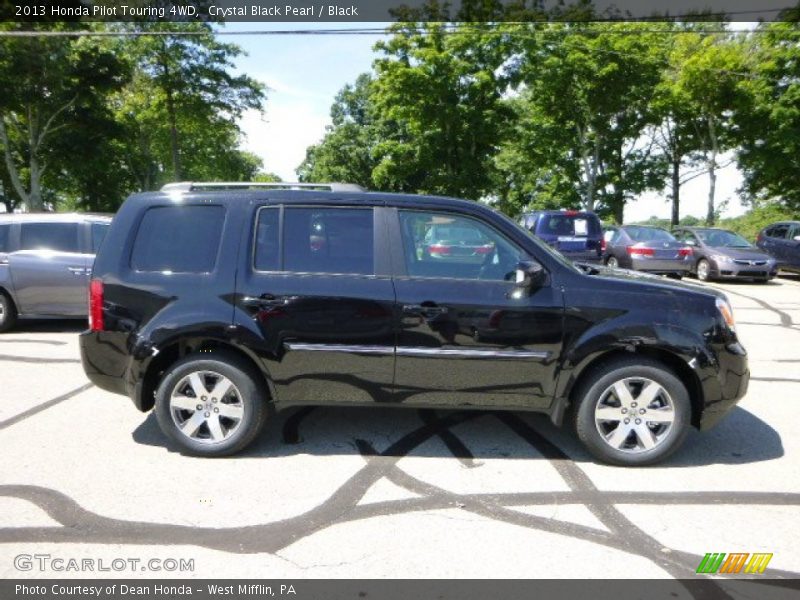 Crystal Black Pearl / Black 2013 Honda Pilot Touring 4WD