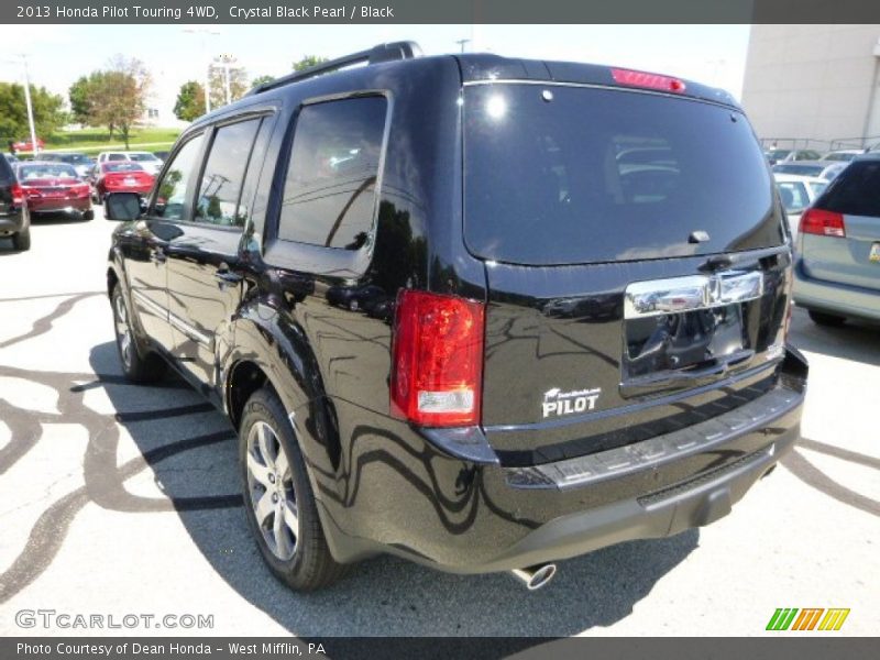 Crystal Black Pearl / Black 2013 Honda Pilot Touring 4WD