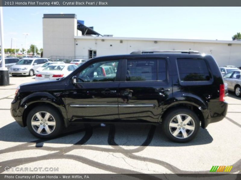 Crystal Black Pearl / Black 2013 Honda Pilot Touring 4WD