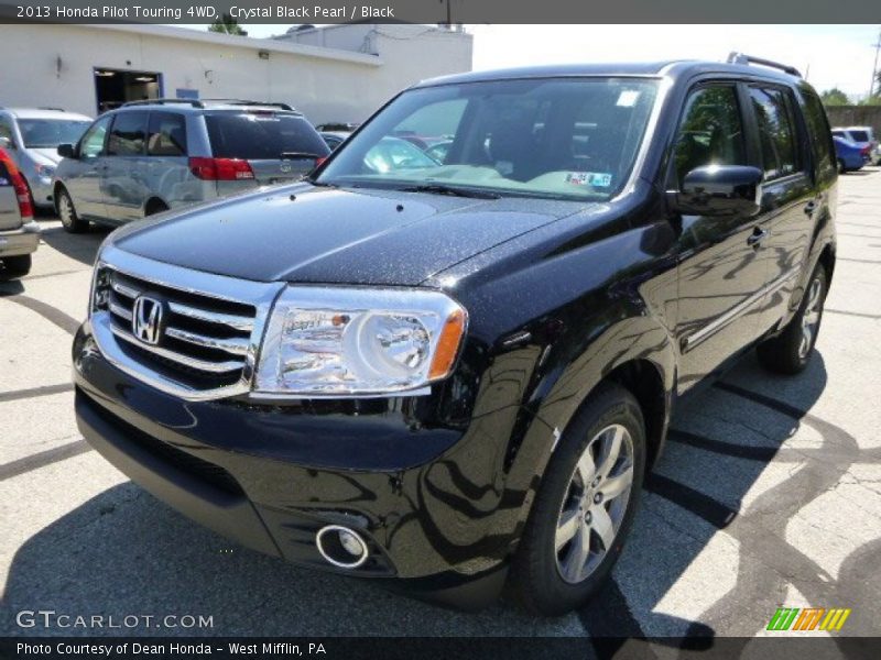 Crystal Black Pearl / Black 2013 Honda Pilot Touring 4WD