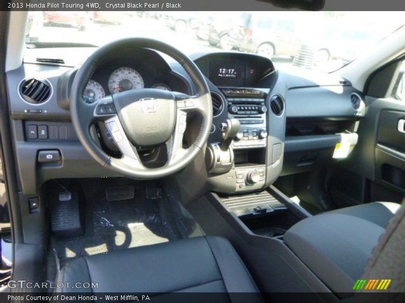Crystal Black Pearl / Black 2013 Honda Pilot Touring 4WD