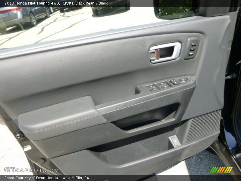 Crystal Black Pearl / Black 2013 Honda Pilot Touring 4WD