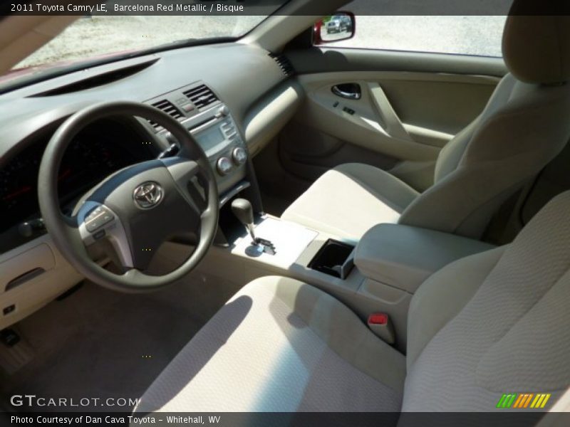 Barcelona Red Metallic / Bisque 2011 Toyota Camry LE