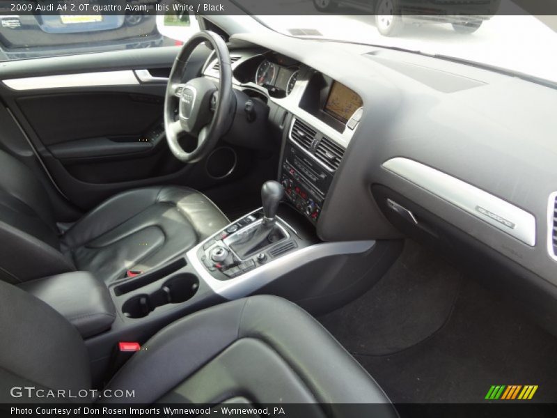 Ibis White / Black 2009 Audi A4 2.0T quattro Avant