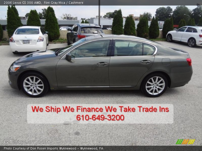 Flint Gray Mica / Cashmere 2006 Lexus GS 300 AWD
