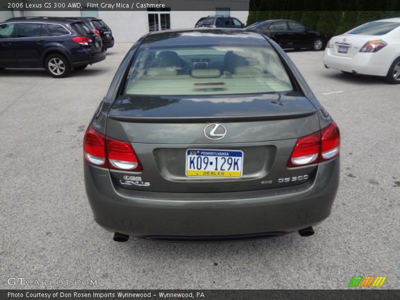 Flint Gray Mica / Cashmere 2006 Lexus GS 300 AWD