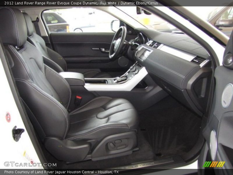 Front Seat of 2012 Range Rover Evoque Coupe Dynamic