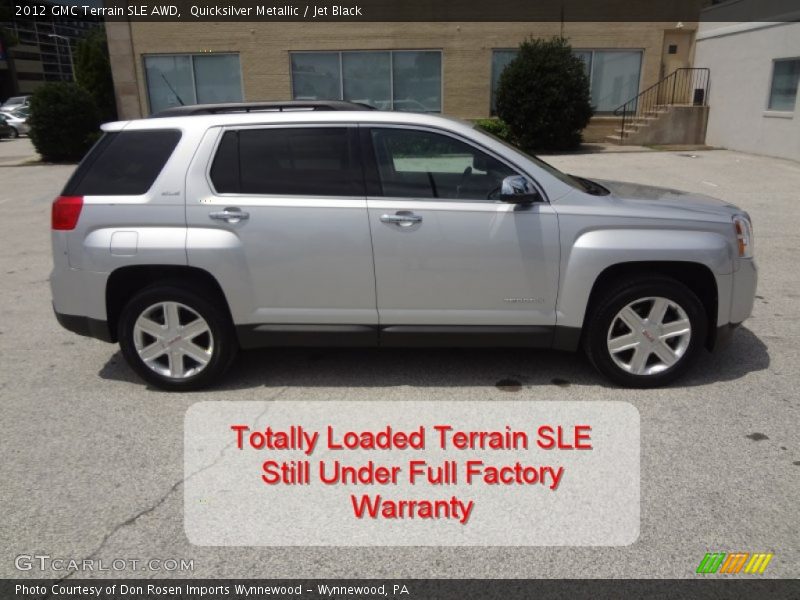 Quicksilver Metallic / Jet Black 2012 GMC Terrain SLE AWD