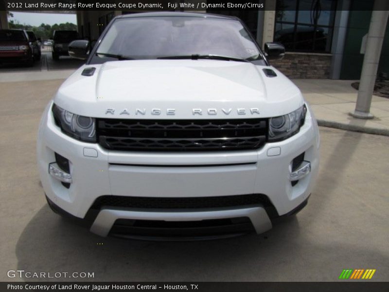 Fuji White / Dynamic Ebony/Cirrus 2012 Land Rover Range Rover Evoque Coupe Dynamic