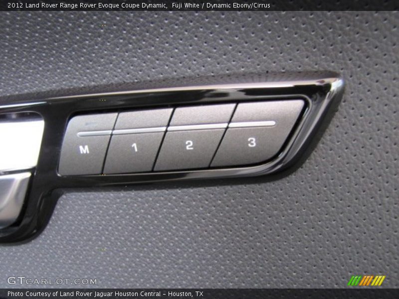 Controls of 2012 Range Rover Evoque Coupe Dynamic