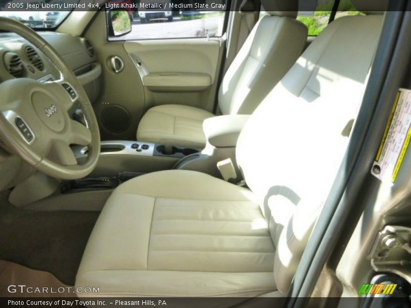 Light Khaki Metallic / Medium Slate Gray 2005 Jeep Liberty Limited 4x4