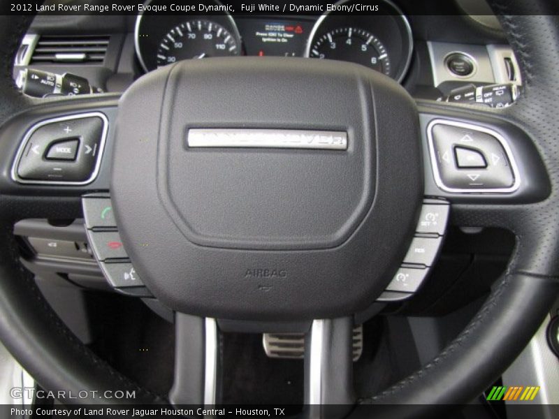 Controls of 2012 Range Rover Evoque Coupe Dynamic