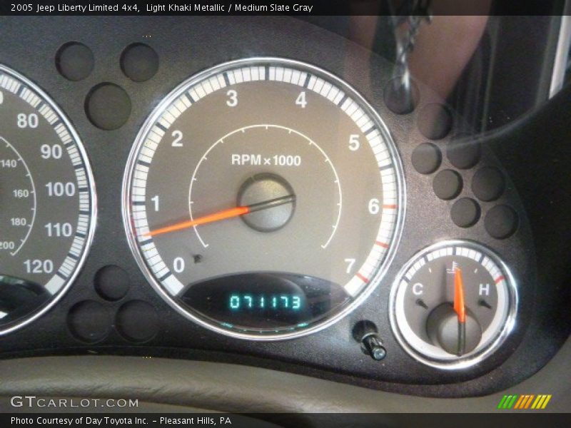 Light Khaki Metallic / Medium Slate Gray 2005 Jeep Liberty Limited 4x4