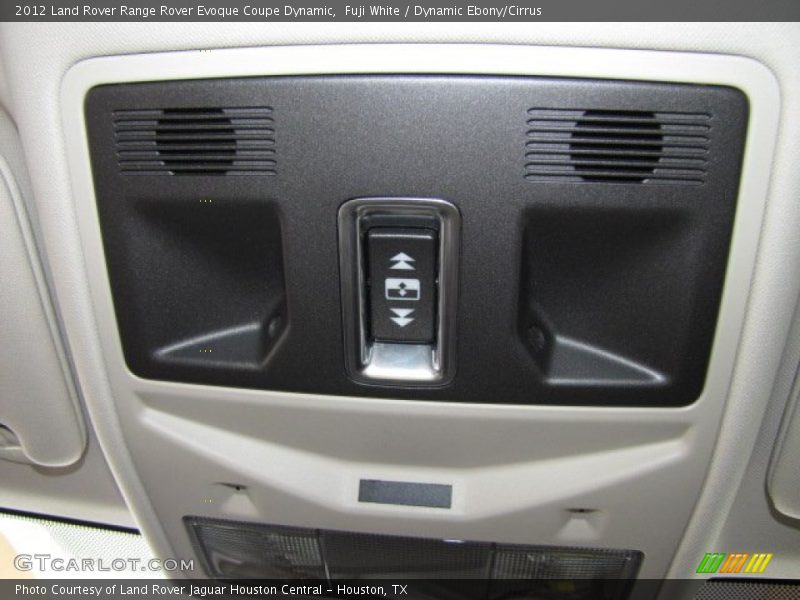 Fuji White / Dynamic Ebony/Cirrus 2012 Land Rover Range Rover Evoque Coupe Dynamic