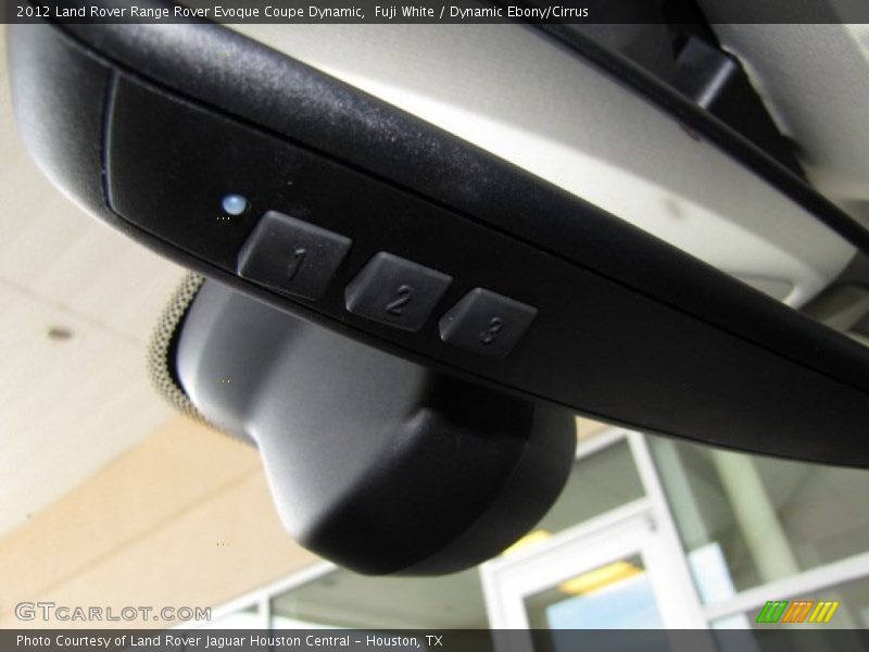 Fuji White / Dynamic Ebony/Cirrus 2012 Land Rover Range Rover Evoque Coupe Dynamic