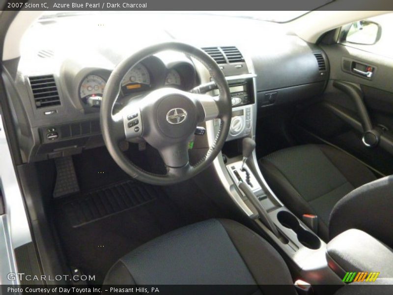 Azure Blue Pearl / Dark Charcoal 2007 Scion tC