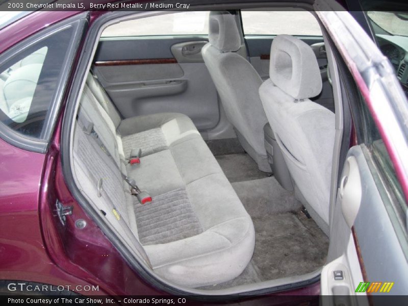 Berry Red Metallic / Medium Gray 2003 Chevrolet Impala LS