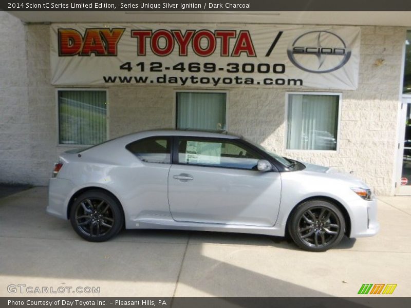 Series Unique Silver Ignition / Dark Charcoal 2014 Scion tC Series Limited Edition