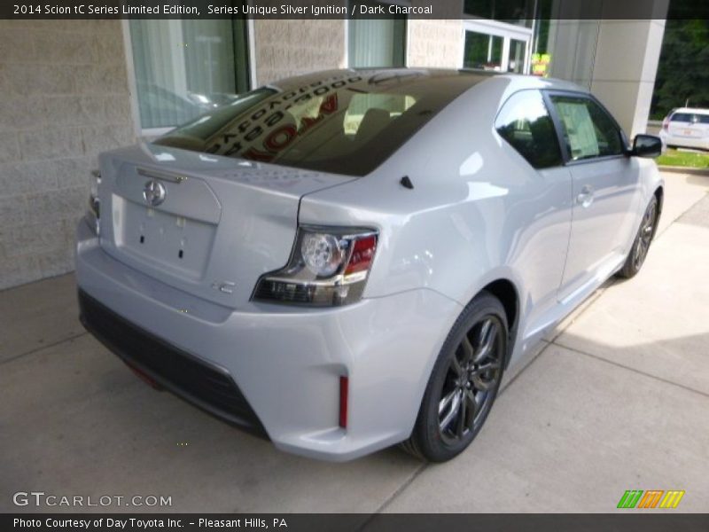 Series Unique Silver Ignition / Dark Charcoal 2014 Scion tC Series Limited Edition