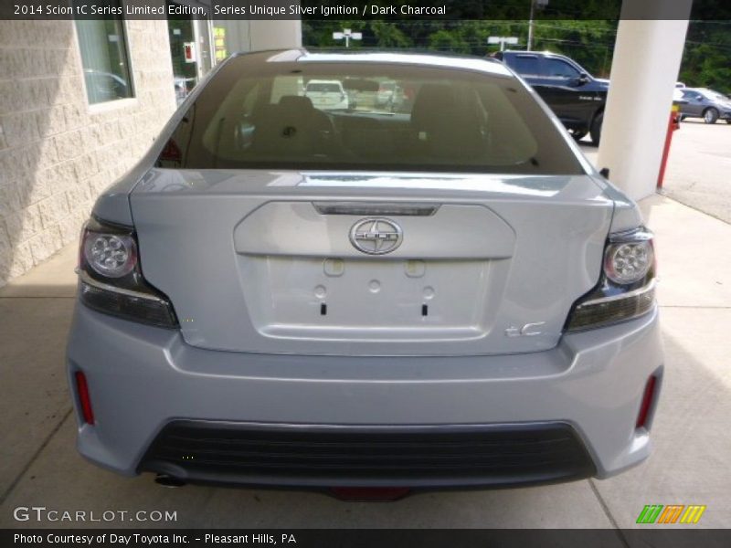 Series Unique Silver Ignition / Dark Charcoal 2014 Scion tC Series Limited Edition