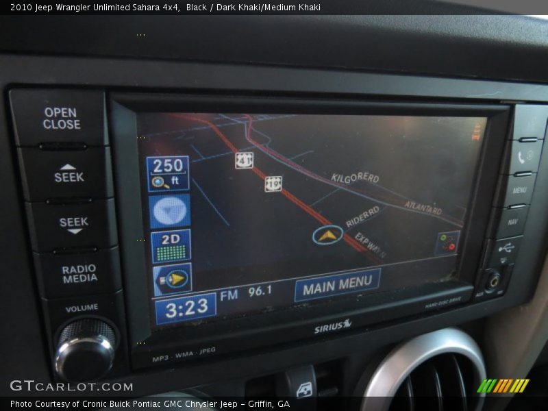Black / Dark Khaki/Medium Khaki 2010 Jeep Wrangler Unlimited Sahara 4x4