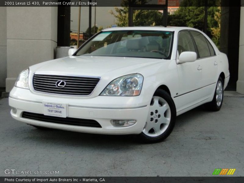 Parchment Crystal / Ecru Beige 2001 Lexus LS 430