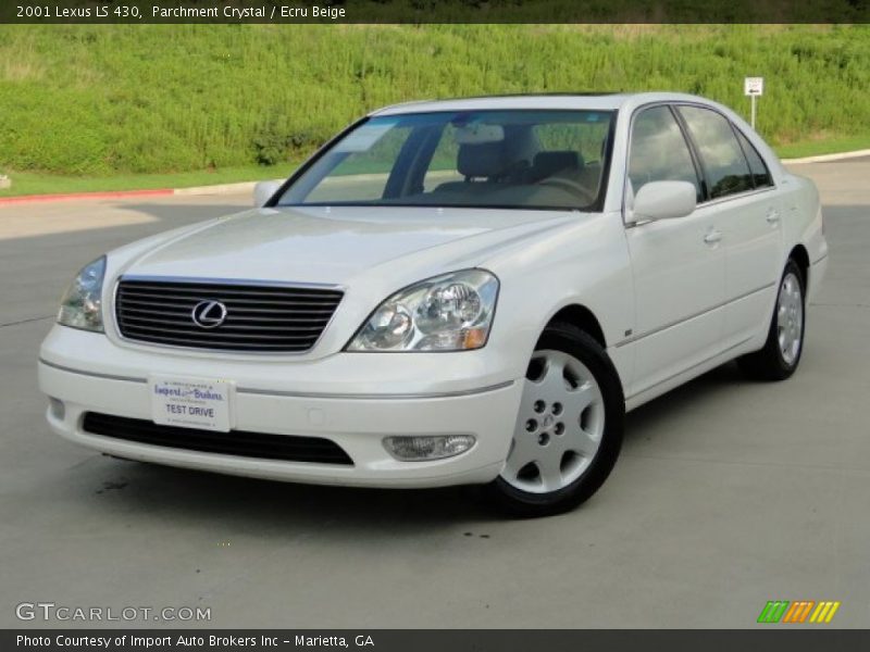 Parchment Crystal / Ecru Beige 2001 Lexus LS 430