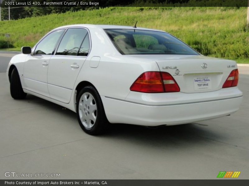 Parchment Crystal / Ecru Beige 2001 Lexus LS 430