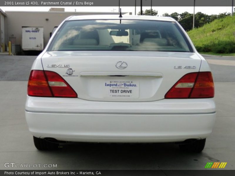 Parchment Crystal / Ecru Beige 2001 Lexus LS 430