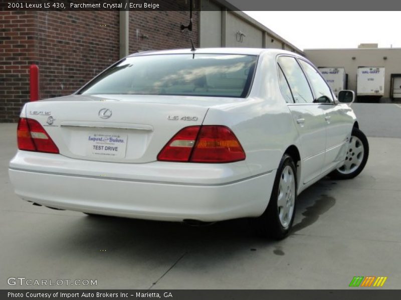 Parchment Crystal / Ecru Beige 2001 Lexus LS 430