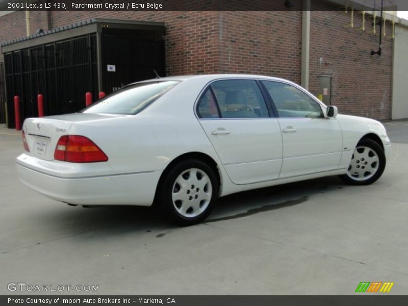 Parchment Crystal / Ecru Beige 2001 Lexus LS 430