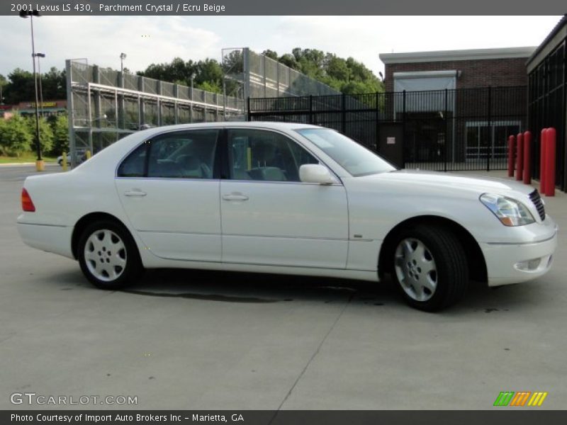 Parchment Crystal / Ecru Beige 2001 Lexus LS 430