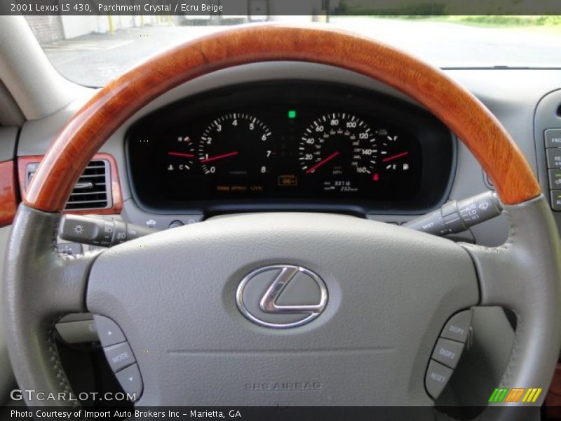 Parchment Crystal / Ecru Beige 2001 Lexus LS 430