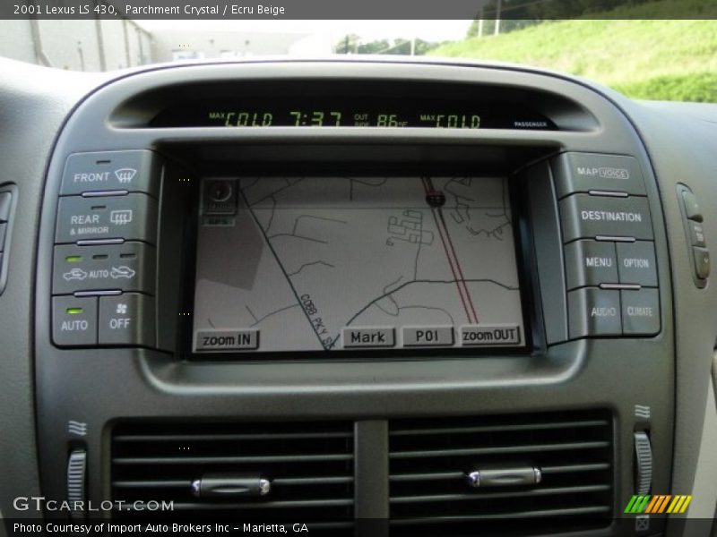 Parchment Crystal / Ecru Beige 2001 Lexus LS 430