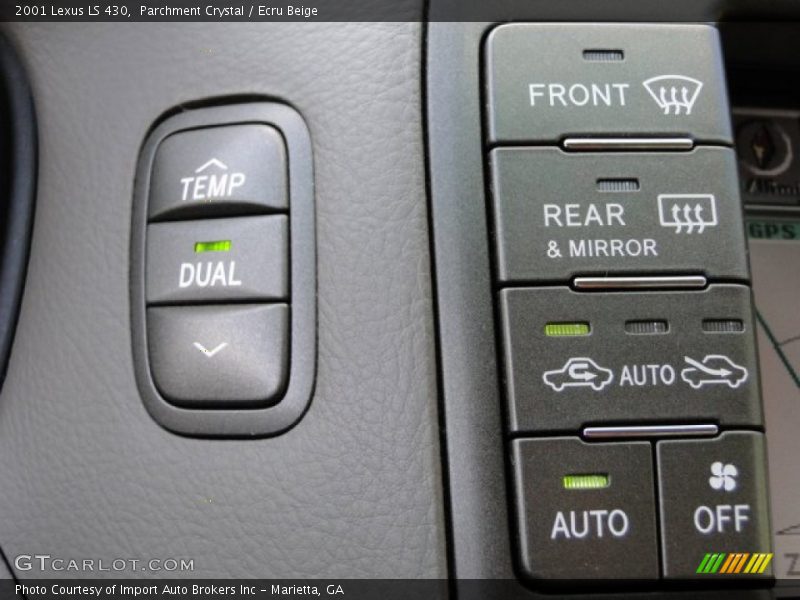 Parchment Crystal / Ecru Beige 2001 Lexus LS 430