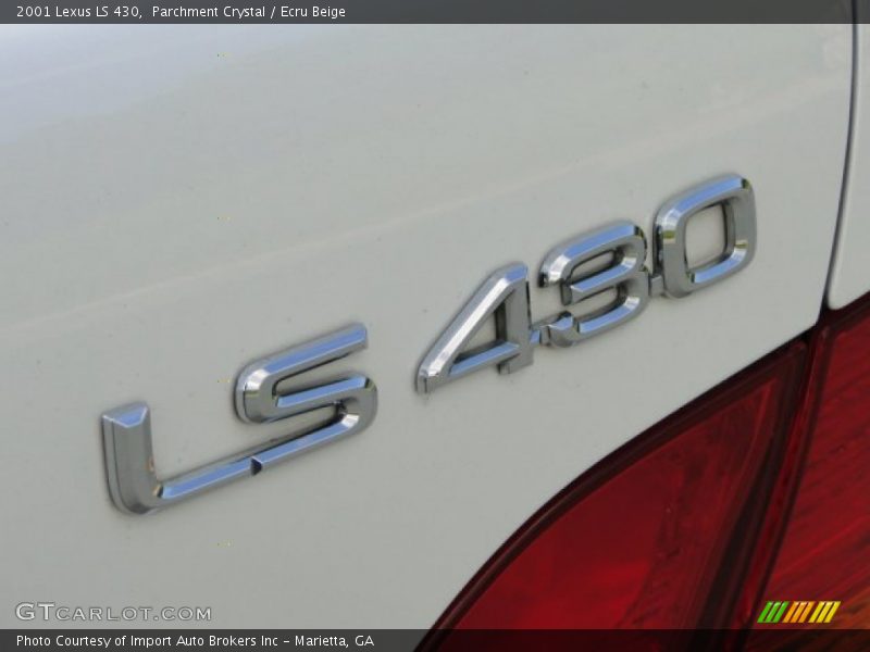 Parchment Crystal / Ecru Beige 2001 Lexus LS 430