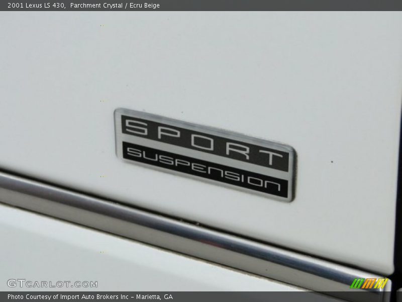 Parchment Crystal / Ecru Beige 2001 Lexus LS 430