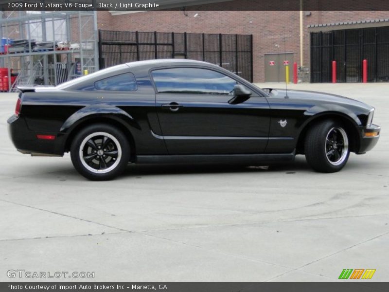 Black / Light Graphite 2009 Ford Mustang V6 Coupe