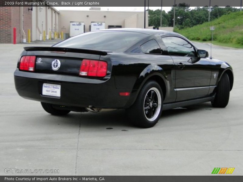 Black / Light Graphite 2009 Ford Mustang V6 Coupe