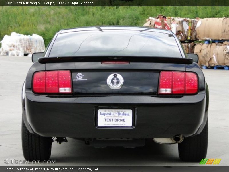 Black / Light Graphite 2009 Ford Mustang V6 Coupe