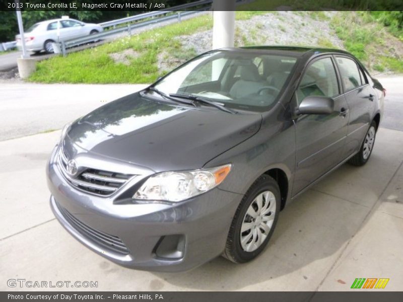 Magnetic Gray Metallic / Ash 2013 Toyota Corolla LE