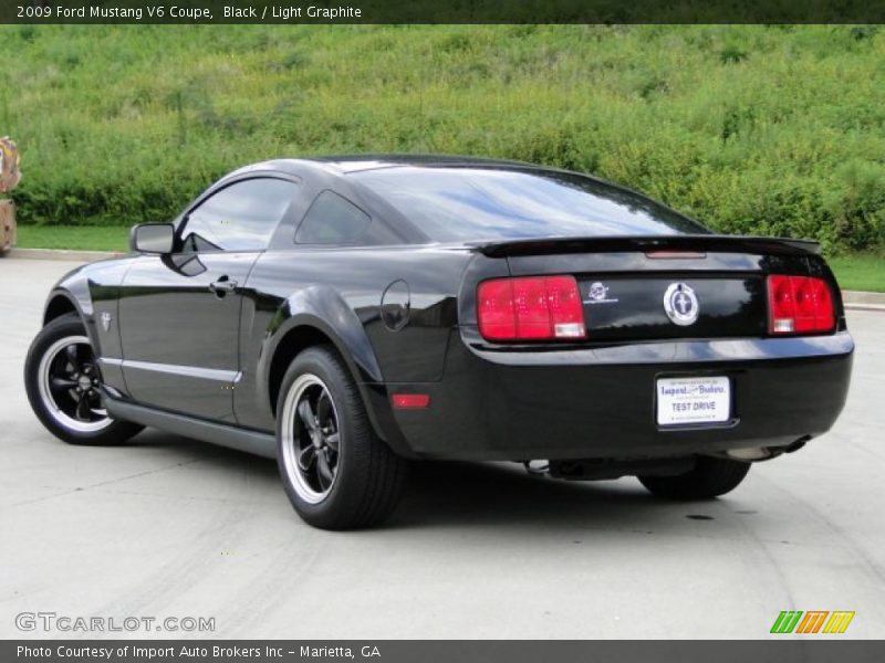 Black / Light Graphite 2009 Ford Mustang V6 Coupe