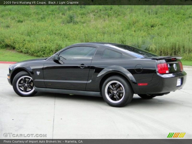 Black / Light Graphite 2009 Ford Mustang V6 Coupe
