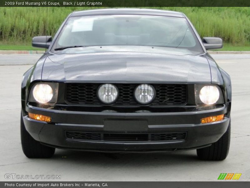 Black / Light Graphite 2009 Ford Mustang V6 Coupe